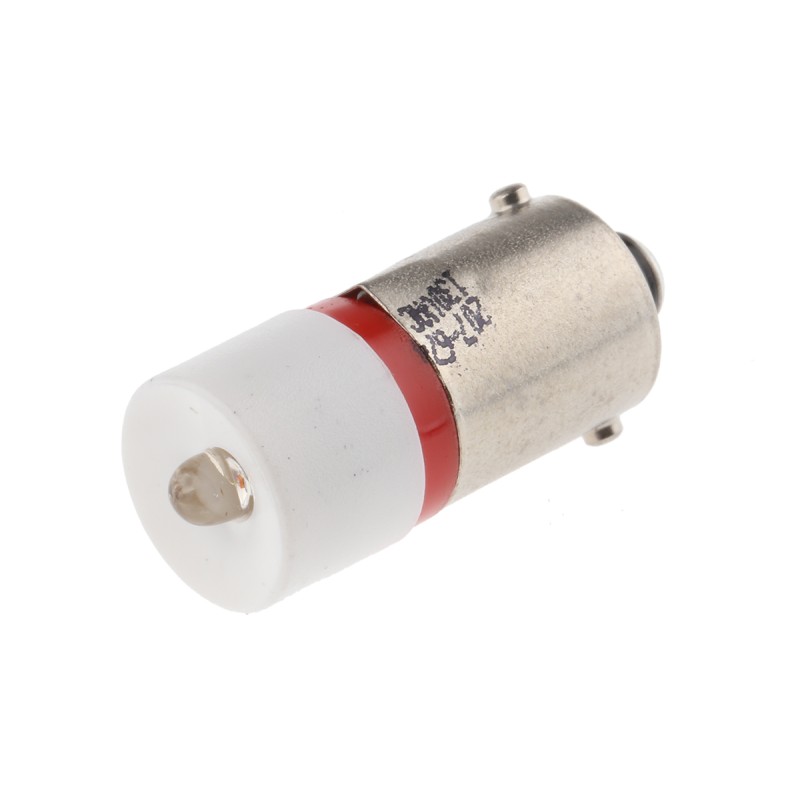 1 pcs - RS PRO Red LED Indicator Lamp, 130V ac, BA9s Base, 10mm Diameter, 685mcd