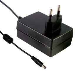 1 pcs : GSM18E15-P1J - AC/DC WALL MOUNT ADAPTER 15V 18W