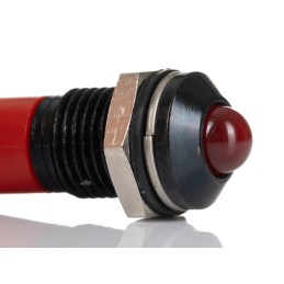 1 pcs - RS PRO Red Panel Mount Indicator, 2V dc, 8mm Mounting Hole Size, Lead Wires Termination, IP67