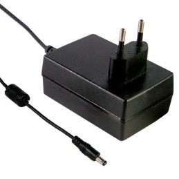 1 pcs : GST18E09-P1J - AC/DC WALL MOUNT ADAPTER 9V 18W