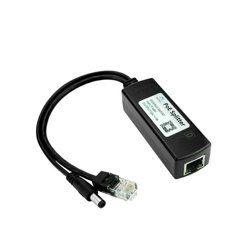 1 pcs : A139 - GIGABIT POE SPLITTER