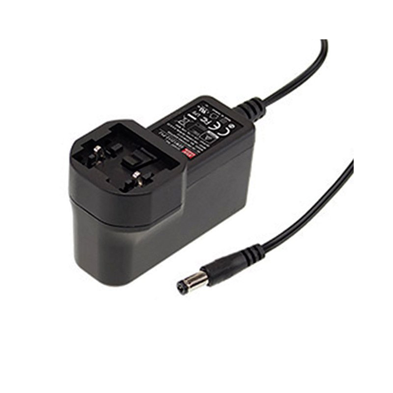 1 pcs : GEM12I12-P1J - AC/DC WALL MOUNT ADAPTER 12V 12W