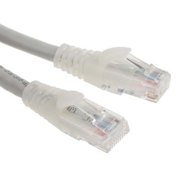 1 pcs - RS PRO Cat6 Male RJ45 to Male RJ45 Ethernet Cable, U/UTP, Grey PVC Sheath, 1m