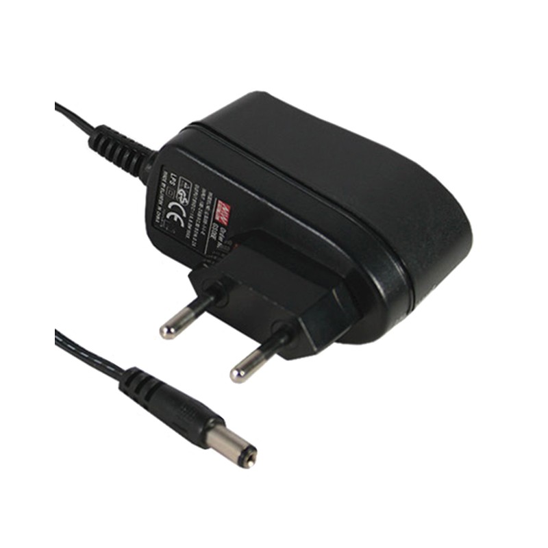 1 pcs : GS06E-1P1J - AC/DC WALL MOUNT ADAPTER 5V 5W