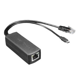 1 pcs : 3785 - POE SPLITTER WITH MICROUSB PLUG