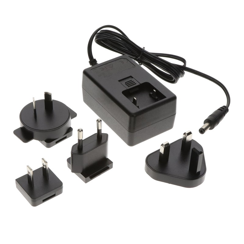 1 pcs : 15DYS830-050400W-K - AC/DC WALL MOUNT ADAPTER 5V 20W