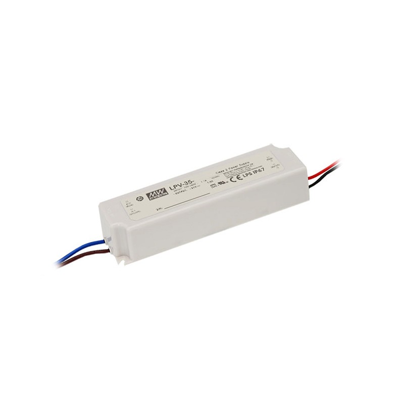 1 pcs : LPV-35-15 - LED DRIVER CV AC/DC 15V 2.4A