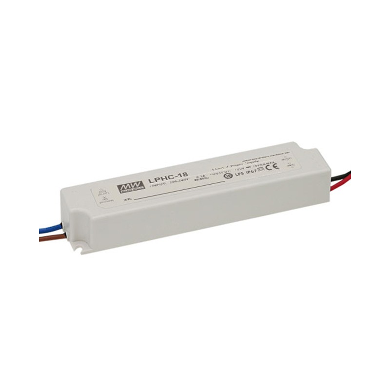 1 pcs : LPHC-18-350 - LED DRIVER CC AC/DC 6-48V 350MA
