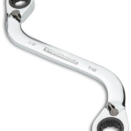 1 pcs - RS PRO 4-Piece Spanner Set, 3/8 x 7/16 - 3/4 x 7/8 in, Chrome Vanadium Steel