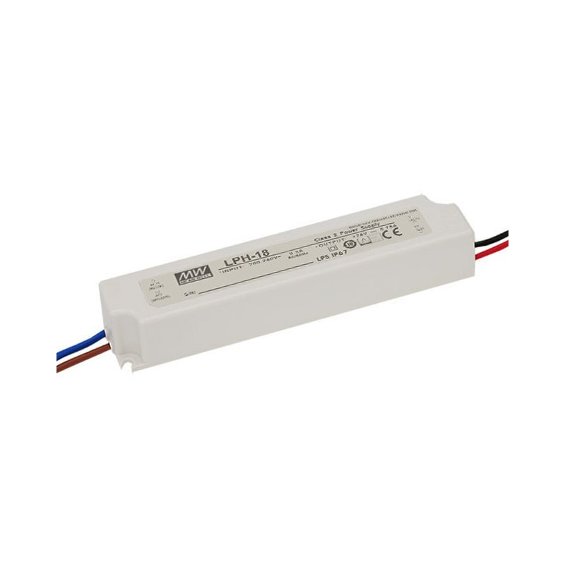 1 pcs : LPH-18-24 - LED DRIVER CV AC/DC 24V 750MA