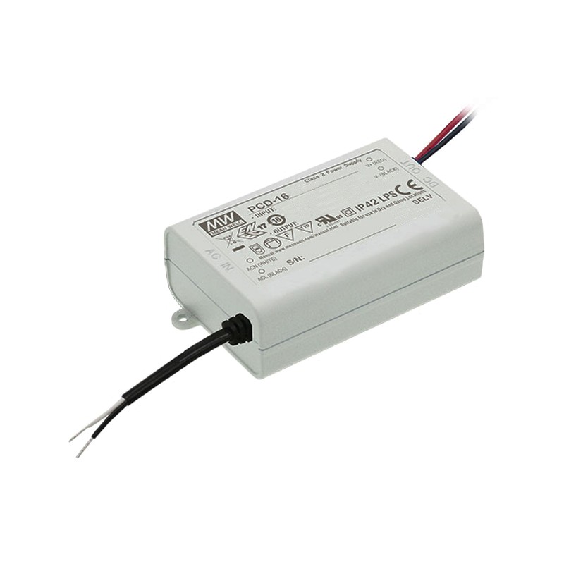 1 pcs : PCD-16-700B - LED DRVR CC AC/DC 16-24V 700MA