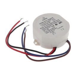 1 pcs : KCB-12E35IAD/R - ROUND, 230VAC, 12W, 350MA, 30-38