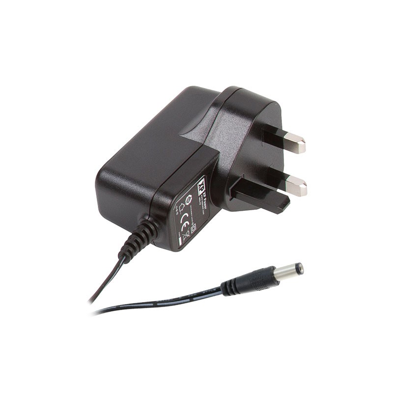 1 pcs : VEL12US120-UK-JA - AC/DC WALL MOUNT ADAPTER 12V 12W