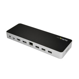 1 pcs - StarTech.com Dual Monitor 4K USB-C Docking Station with DisplayPort, HDMI - 4 x USB ports, USB C