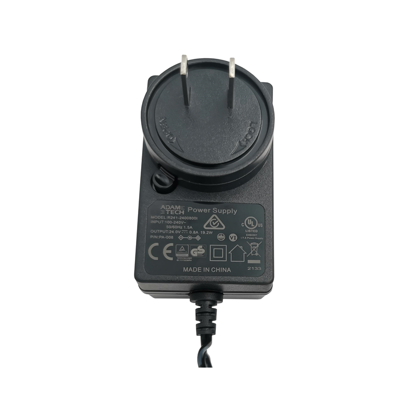 1 pcs : PA-008-1 - AC/DC WALL MOUNT ADAPTER 24V