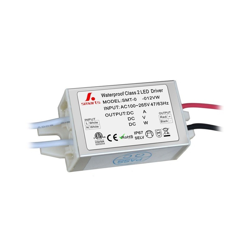 1 pcs : SMT-024-012VW - AC/DC 24V 12W COMPACT IP67