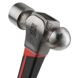 1 pcs - RS PRO Carbon Steel Ball-Pein Hammer with Fibreglass Handle, 680g