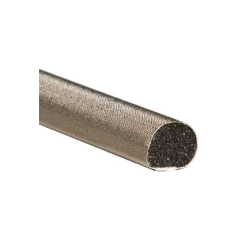 1 pcs - DHR3,8x1,5NI-N2V0-1000, Shielding Strip of Nickel Copper Alloy, PUR With Tape 1m x 3.8mm x 1.5mm