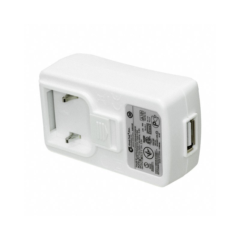 1 pcs : WR9QA2000USBNMEDR6W - AC/DC WALL MOUNT ADAPTER 5V 10W