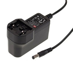 1 pcs : GEM12I05-P1J - AC/DC WALL MOUNT ADAPTER 5V 12W