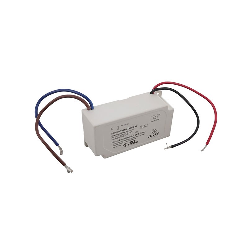 1 pcs : DRW-NLT021/1-CC500-42 - RECTANGULAR, 120VAC, 21W, 500MA,