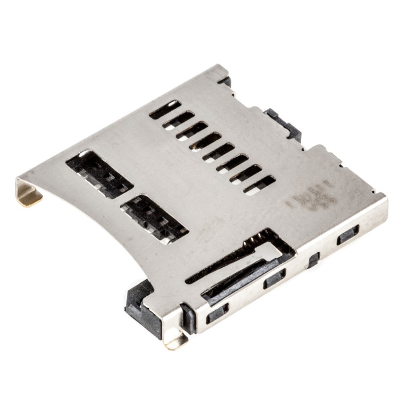 1 pcs - Molex, 47388 8 Way Right Angle Micro SD Memory Card Connector With Solder Termination