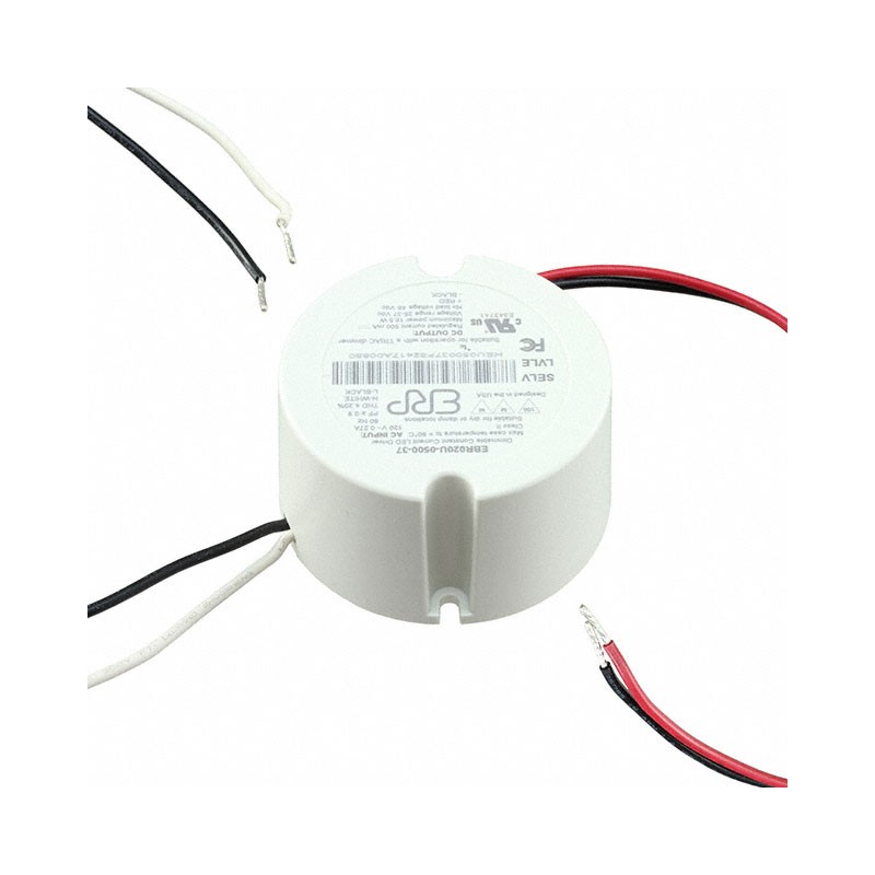 1 pcs : EBR020U-0500-37 - LED DRIVER CC AC/DC 25-37V 500MA