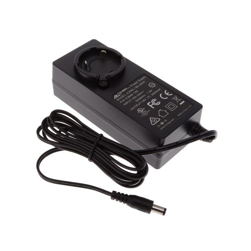 1 pcs : ICM48-180 - AC/DC WALL MOUNT ADAPTER 18V 48W