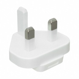 1 pcs : Q-UK-WH(R) - INPUT PLUG UK FOR WALL ADAPTER