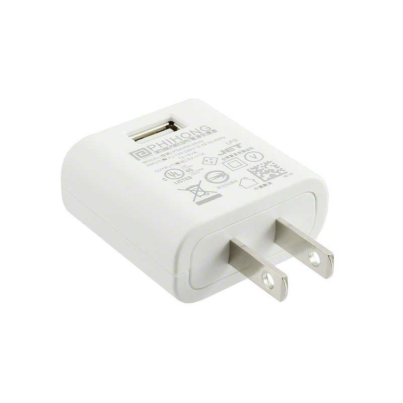 1 pcs : PSA05A-050QL6W - AC/DC WALL MOUNT ADAPTER 5V 5W