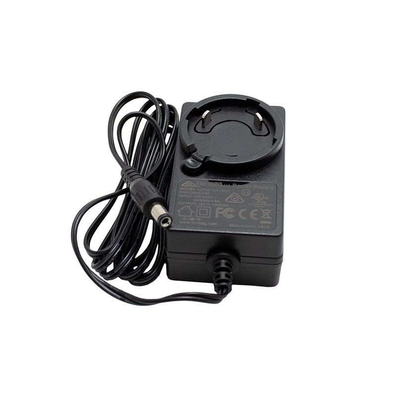 1 pcs : ICM30-180 - AC/DC WALL MOUNT ADAPTER 18V 30W