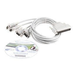 1 pcs - Brainboxes 4 Port PCI RS232 Serial Card