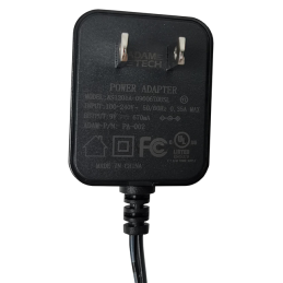 1 pcs : PA-002 - AC/DC WALL MOUNT ADAPTER 9V