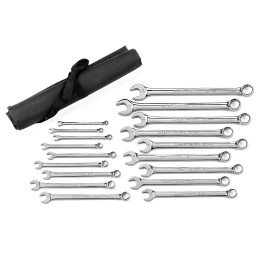 1 pcs - GearWrench 18-Piece Spanner Set, 7 - 24 mm