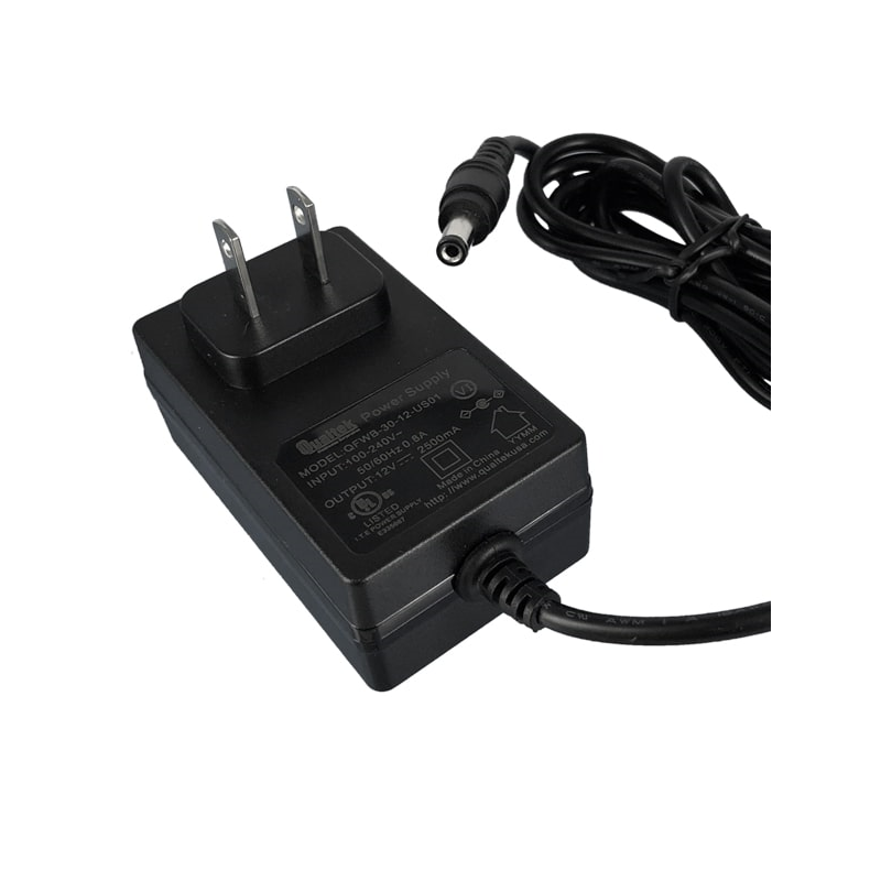1 pcs : QFWB-30-5-US01 - AC/DC WALL MOUNT ADAPTER 5V 18W