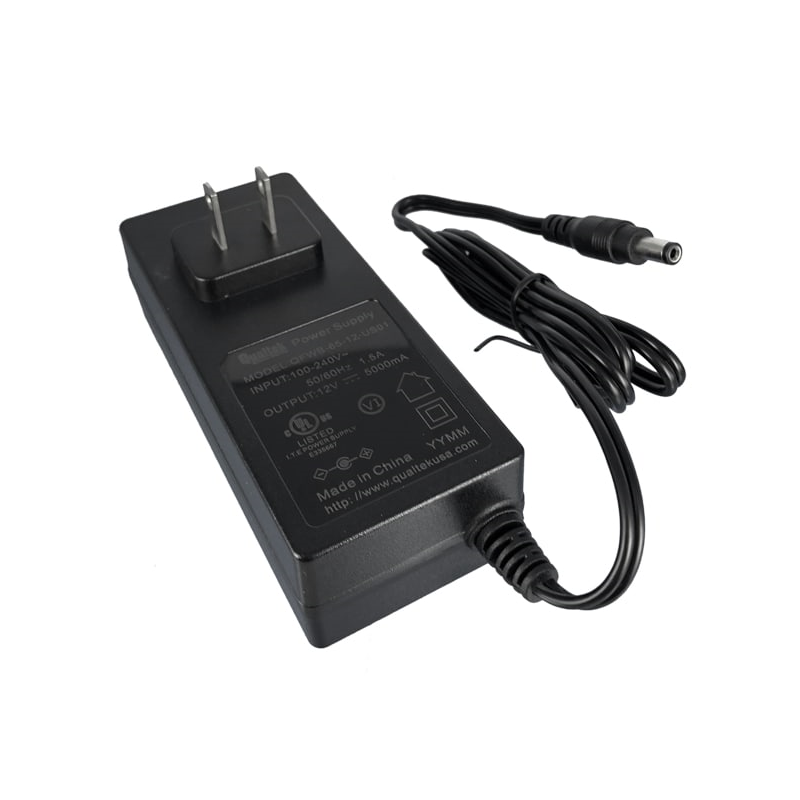 1 pcs : QFWB-65-24-US01 - AC/DC WALL MOUNT ADAPTER 24V 65W