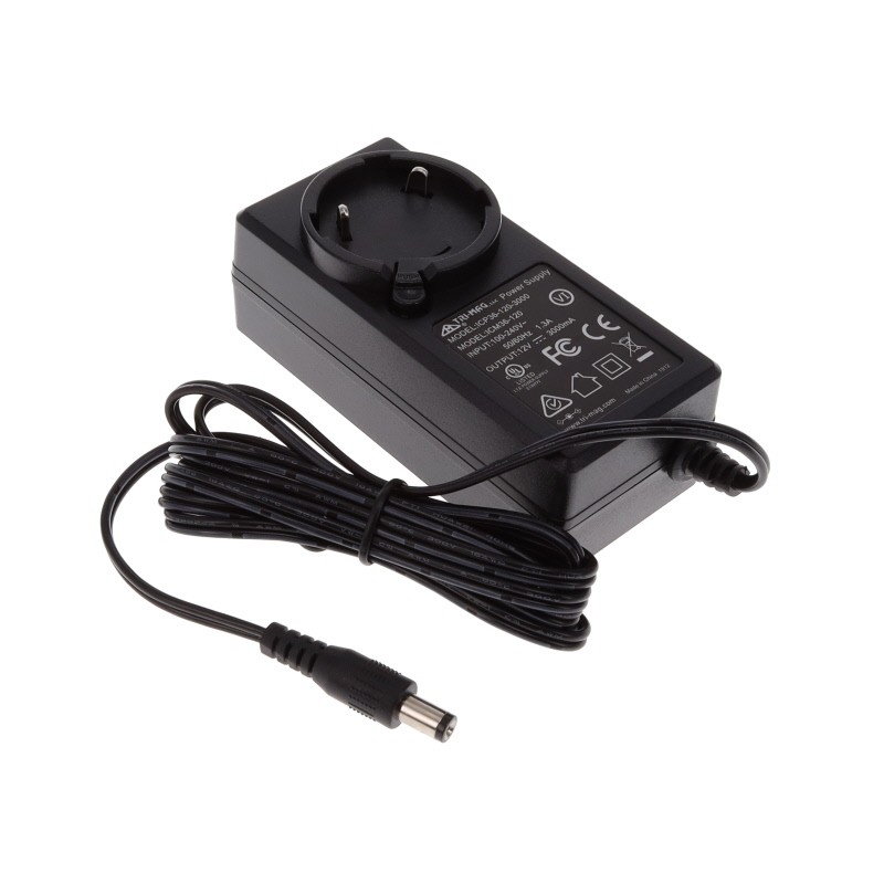 1 pcs : ICM36-120 - AC/DC WALL MOUNT ADAPTER 12V 36W