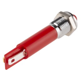 1 pcs - RS PRO Red Panel Mount Indicator, 230V ac, 8mm Mounting Hole Size