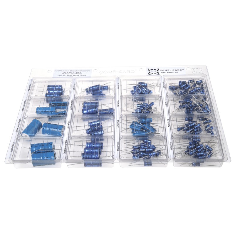 1 pcs - Nova, Through Hole Aluminium Capacitor Kit 243 pieces