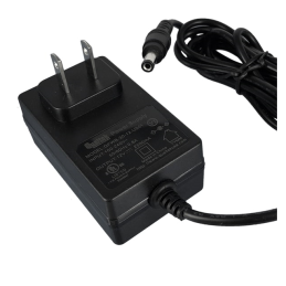1 pcs : QFWB-30-12-US01 - AC/DC WALL MOUNT ADAPTER 12V 30W