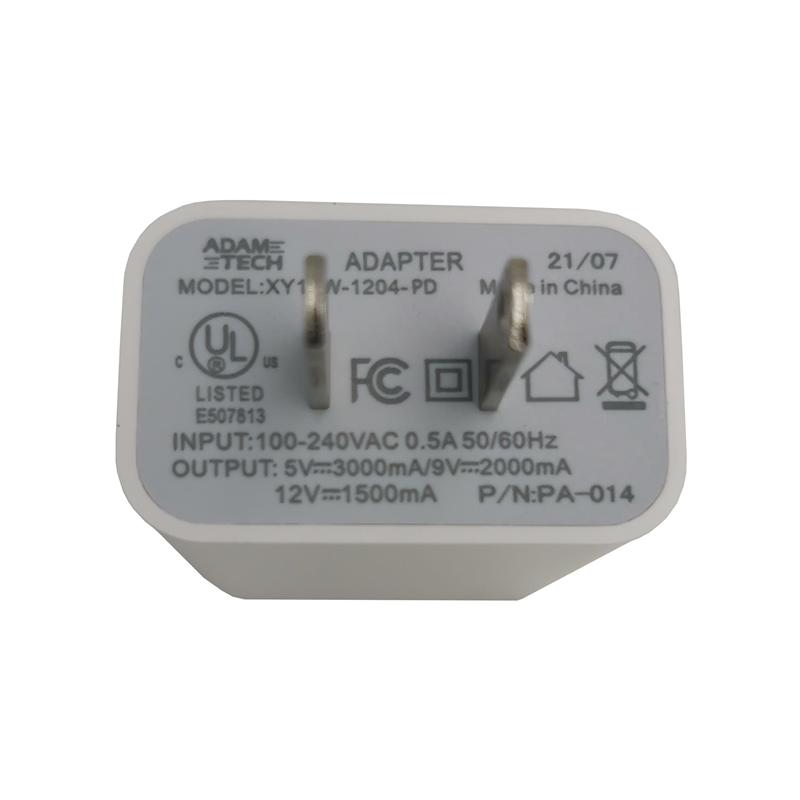 1 pcs : PA-014 - AC/DC WALL MNT ADAPTER 5V/9V/12V