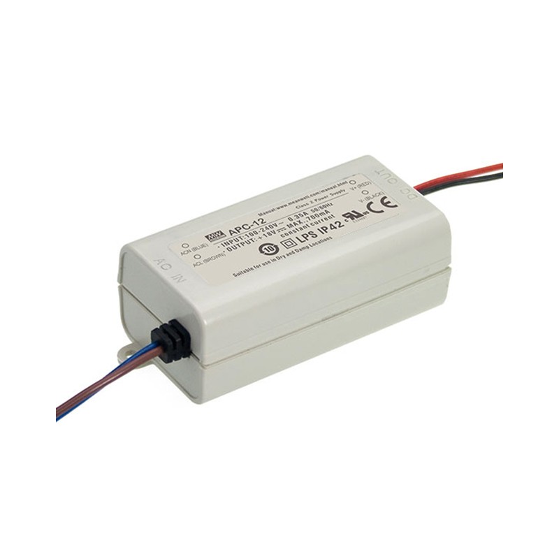 1 pcs : APC-12-350 - LED DRIVER CC AC/DC 9-36V 350MA