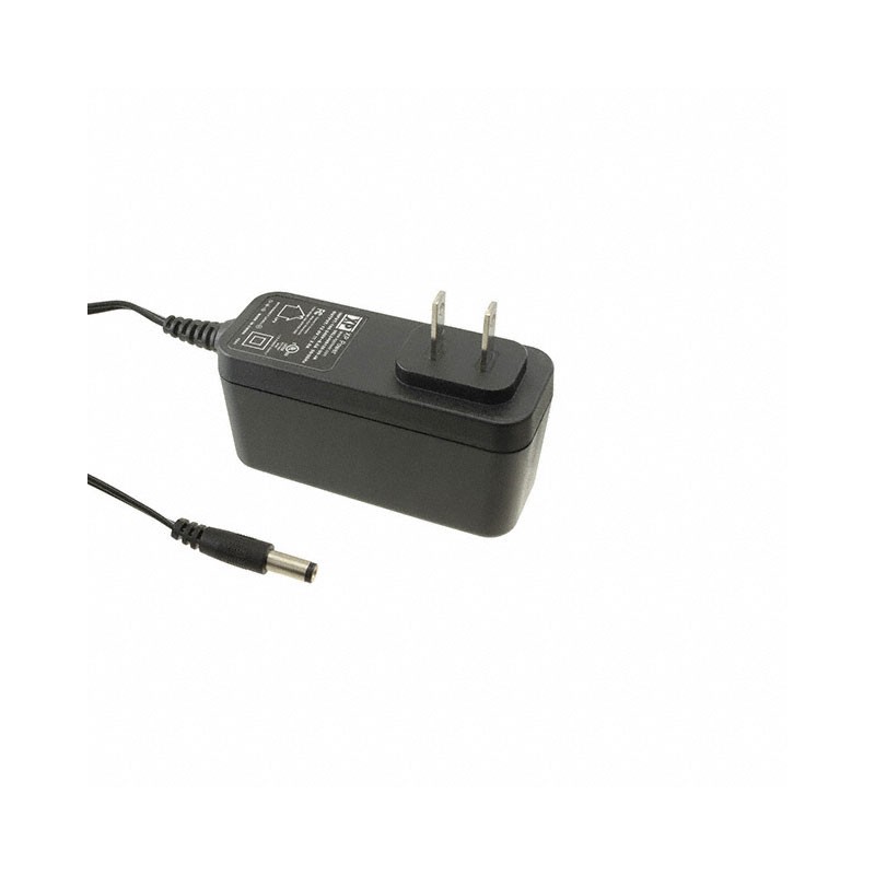 1 pcs : VEL24US120-US-JA - AC/DC WALL MOUNT ADAPTER 12V 24W