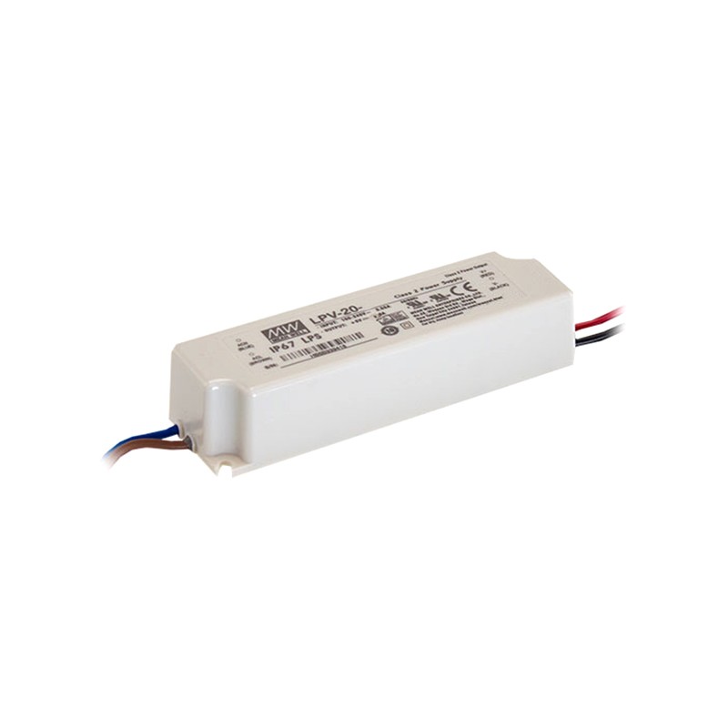1 pcs : LPV-20-5 - LED DRIVER CV AC/DC 5V 3A