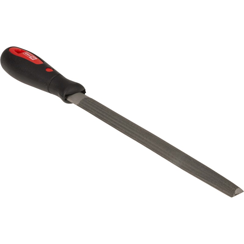 1 pcs - RS PRO 200mm, Second Cut, Half Round Engineers File With Soft-Grip Handle