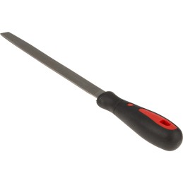 1 pcs - RS PRO 200mm, Second Cut, Half Round Engineers File With Soft-Grip Handle