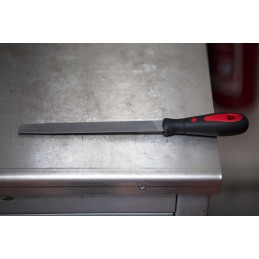 1 pcs - RS PRO 200mm, Second Cut, Half Round Engineers File With Soft-Grip Handle