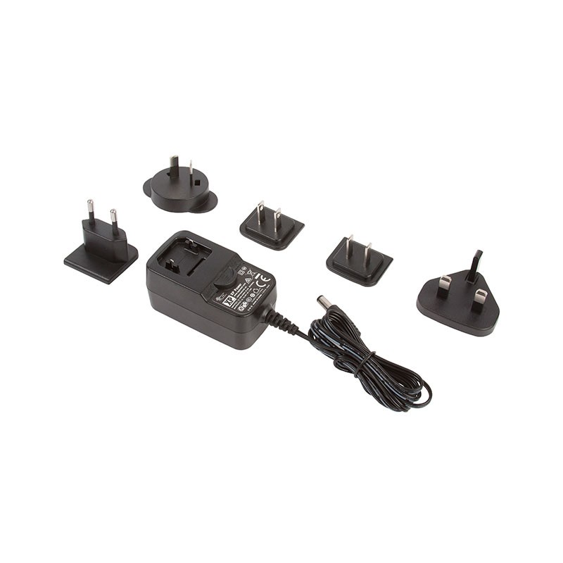 1 pcs : VER12US120-JA - AC/DC WALL MOUNT ADAPTER 12V 12W