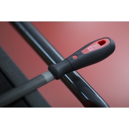 1 pcs - RS PRO 200mm, Second Cut, Half Round Engineers File With Soft-Grip Handle