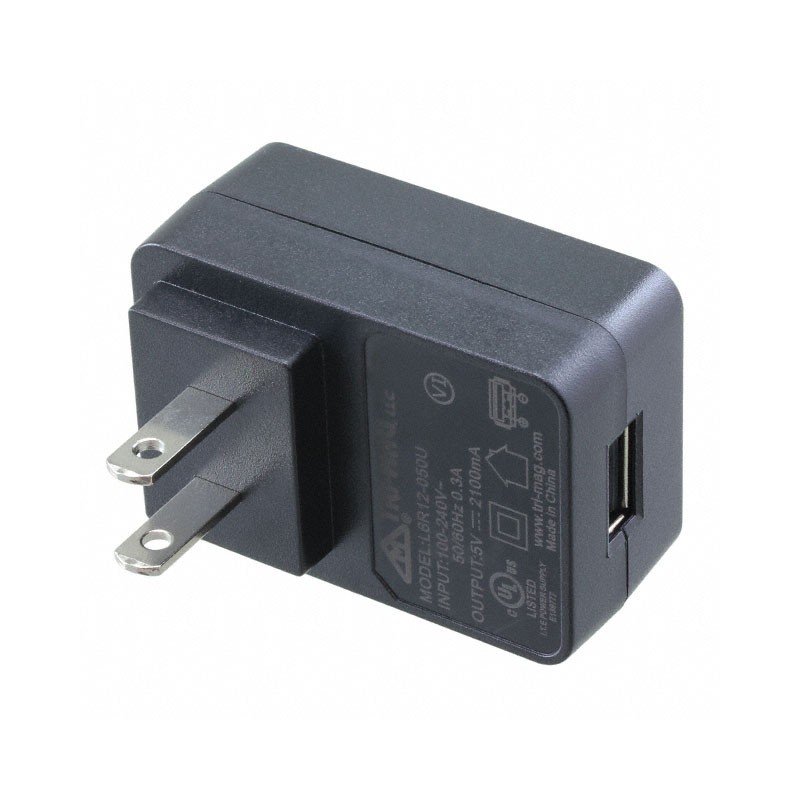 1 pcs : L6R12-050U - AC/DC WALL MOUNT ADAPTER 5V 11W